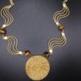 Bijou solaire et artisanal en or végétal Capim Dourado - Or Sauvage