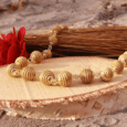 Collier Perles de Lumière Zoomé de l'Or Sauvage