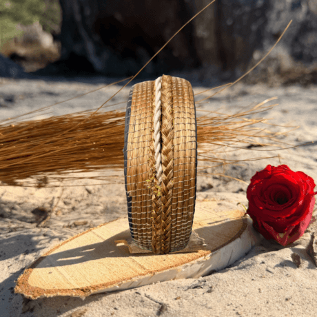 Sac d'exception en or vegetal Capim Dourado - Maison Or Sauvage