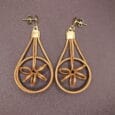 Bijou artisanal en or vegetal tresse main - Or Sauvage