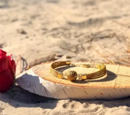 Le Bracelet en Or Végétal "Goutte de Soleil"