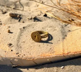 Bague "Solaire" – Spirale en Or Végétal